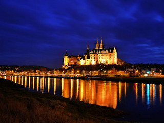 Albrechtsburg Meissen bei Nacht. Foto: R. Scheichardt